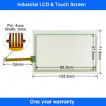 Touch Panel for AB 2711R-T4T PanelView 800 Screen with Membrane Keypad Switch
