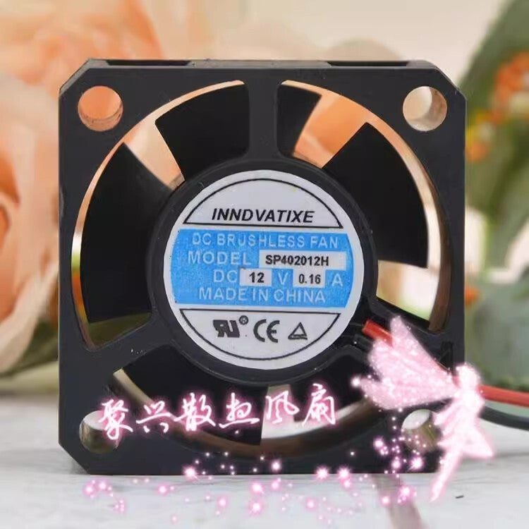 INNDVATIXE SP402012H DC12V 0.16A 4CM 4020 2-Wire Cooling Fan