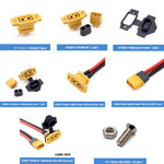 XT60E-F XT60E Female Plug Connector XT60H Male Bullet Plug With 12AWG 20cm Wire