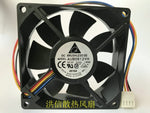 DELTA AUB0812VH 80*80*25MM 8CM 12V 0.41A 4Pin Cooling fan