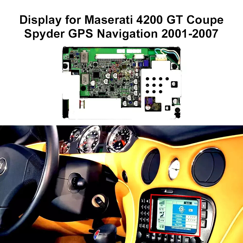 LCD Display Screen for Maserati 4200 GT Spyder Coupe GPS Navigation