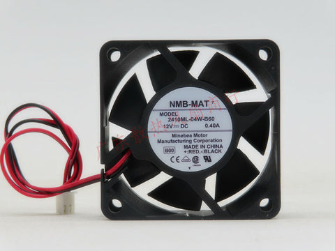 NMB 2410ML-04W-B60 12V 0.40A 6025 6CM 2 lines Double ball cooling fan