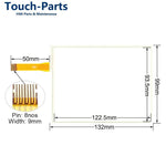 TP3196 S5 Touch Panel Glass Replacement for TP3196S5