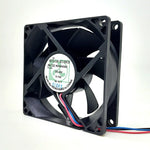 RDH8025B2 80mm 8025 24V printer fan 8cm double ball PWM temperature control fan