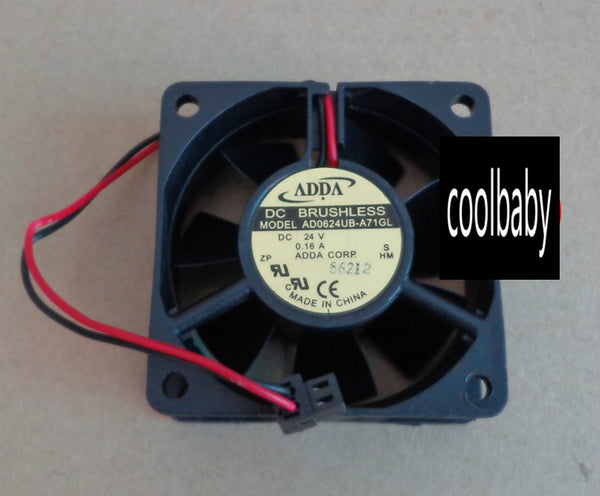ADDA AD0624UB-A71GL Fan 60*60*25 DC24V 0.16A 2pin
