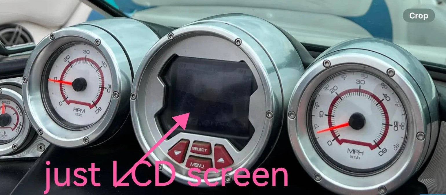 LCD Display Screen For 2008-2009 Mastercraft VDIG Dash Gauge Display Replace