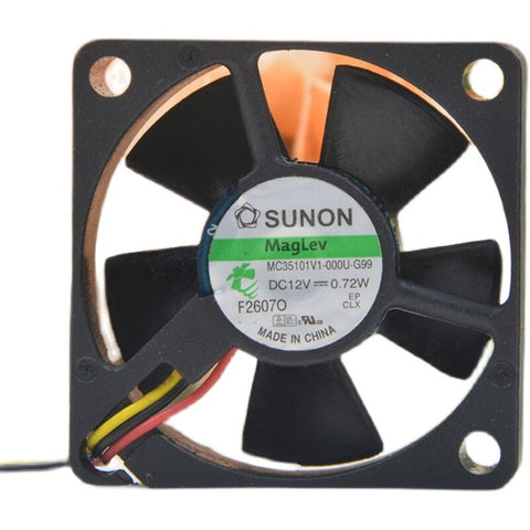 SUNON MC35101V1-000U-G99 12V 0.72W 3.5CM 3-wire silent cooling small fan