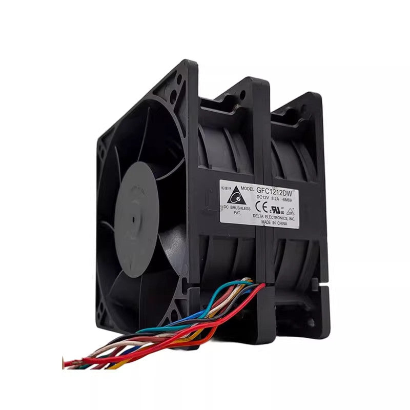Delta GFC1212DW DC12V 8.2A 12076 12cm 8-Wire Cooling Fan