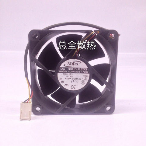 ADDA AD0712MB-A73GL 70*70*25mm 7025 7cm DC 12V 0.15A Server cooling Fan