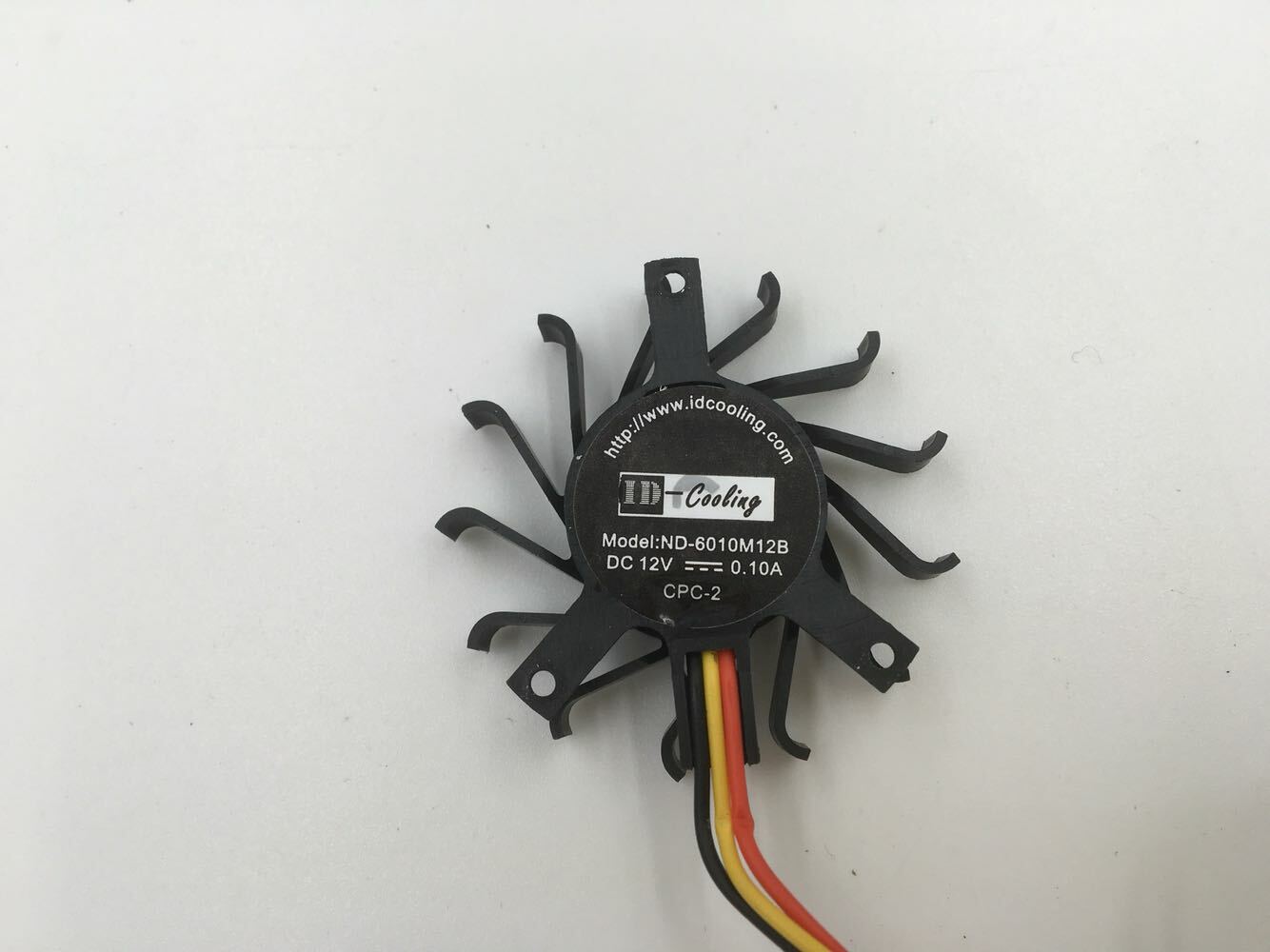 ND-6010M12B DC12V 0.1A 3pin Cooling Fan