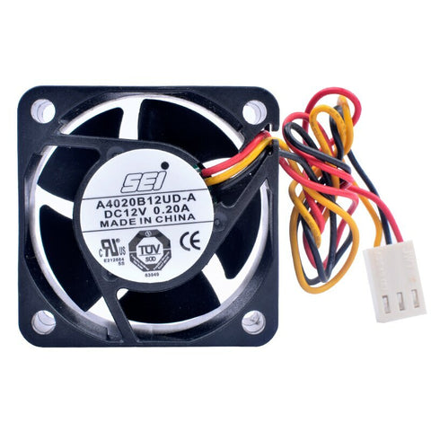A4020B12UD-A 4cm 4020 40mm fan 40x40x20mm DC12V 0.20A 3 lines cooling fan