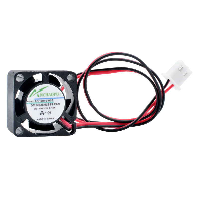 ACP2010 2cm 20mm DC5V 12V 0.10A 2pin small DC cooling fan for router notebook