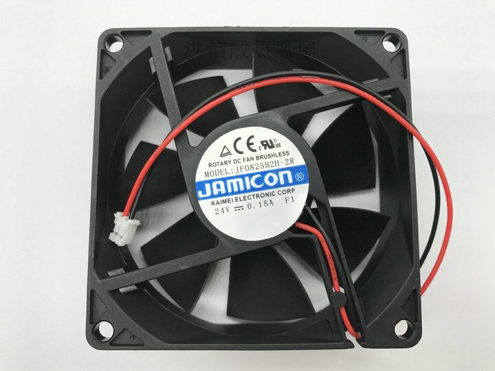 JAMICON JF0825B2H-2R 24V 0.15A 8CM 8025 80mm inverter cooling fan 2pin