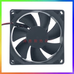 1PCS SMK-8025-12 DC12V 8025 8cm 2-wire chassis cooling fan