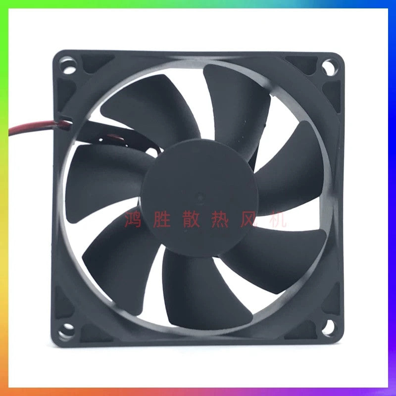 1PCS SMK-8025-12 DC12V 8025 8cm 2-wire chassis cooling fan