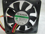 1pc KDE1206PFV2 6010 6cm 12V 1.0W 3-pin speed CPU magnetic suspension fan