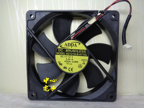 1pcs ADDA AD1212LB-A71GL 12cm 120*120* 25mm DC 12V 0.24A 2pin cooler fan