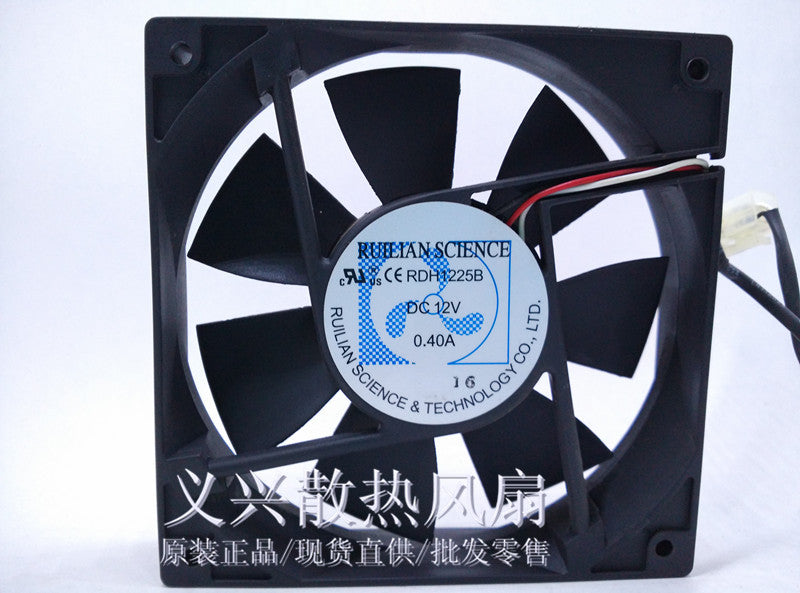 RUILIAN RDH1225B fan 12V 0.40A 120*120*25mm 3pin