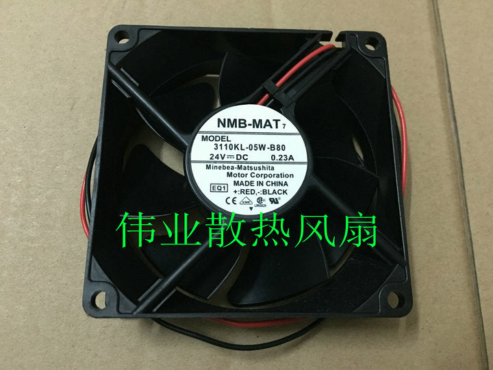 1pc 3110KL-05W-B80 Equipment fan 24V 0.23A 2wire