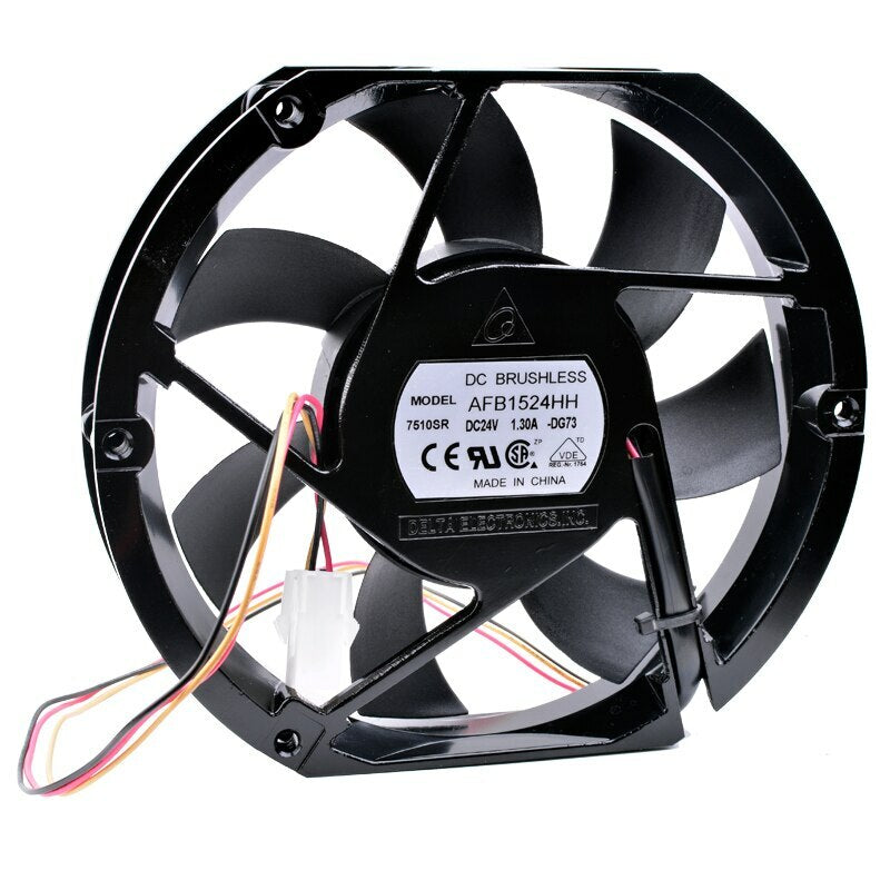 AFB1524HH 15cm 172x150x25mm DC24V 1.30A Metal ABB inverter cooling fan