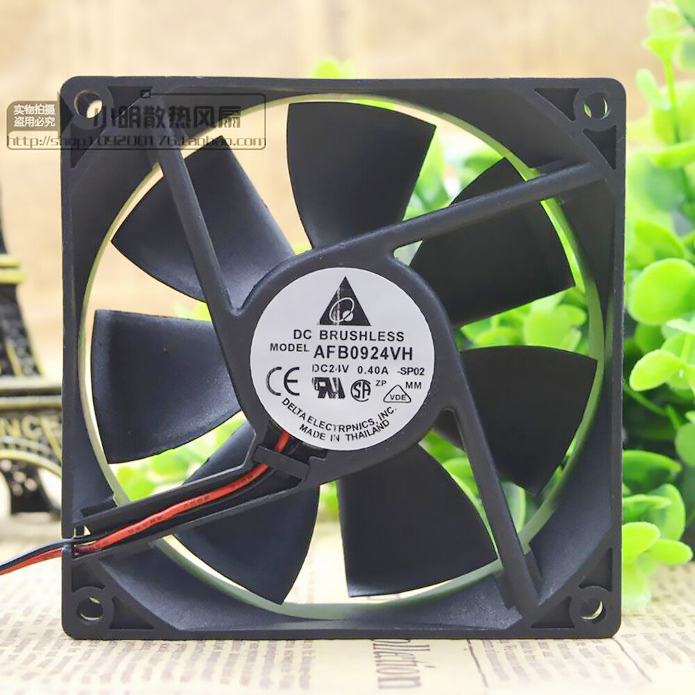 For Delta AFB0924VH 9CM 9.2CM 92*92*25MM 9225 24V 0.40A For blower fan