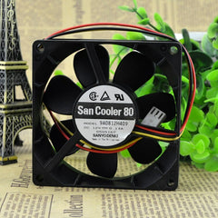 SANYO DC12V 0.13A 9A0812H409 80MM 8cm computer Server case Cooling fan with 3pin