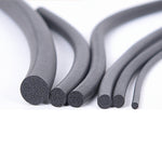 EPDM Foam Rubber Window Door Round Seal Cord Strip Ø 6mm Length 30FT 100FT Black