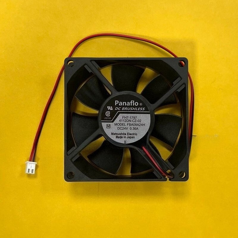 Panaflo FBA08A24H 8025 DC24V 0.36A 8CM 2-Wire Silent Cooling Fan