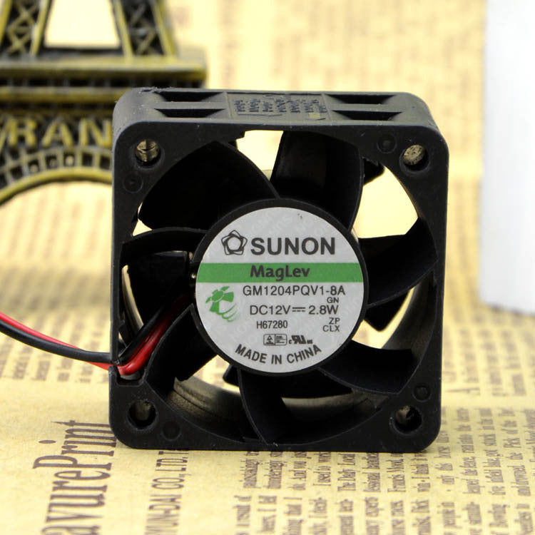 Sunon Maglev GM1204PQV1-8A DC 12V 2.8W 40x40x28mm 2 Pin Case/CPU Cooling Fan