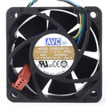 2pcs AVC DS06025B12U P011 60mm 6cm DC 12V 0.70A Pwm server inverter cooling fan