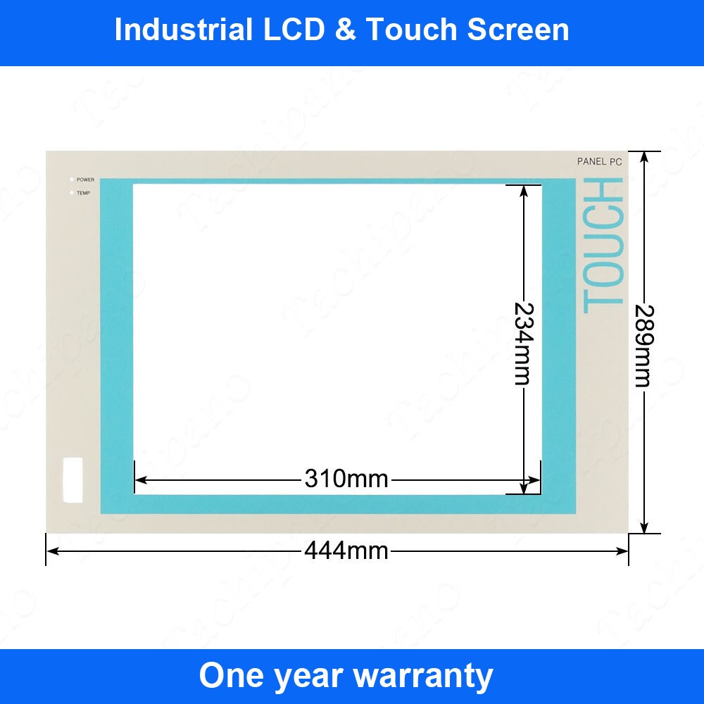 Touch Screen for A5E00338527 Panel Glass with ProtectIve Film Overlay