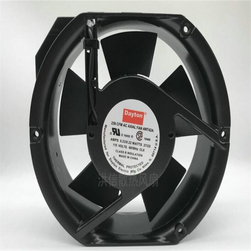 Dayton 239 CFM AC AXIAL FAN 4WT42A 115V 0.23/0.22A AC fan