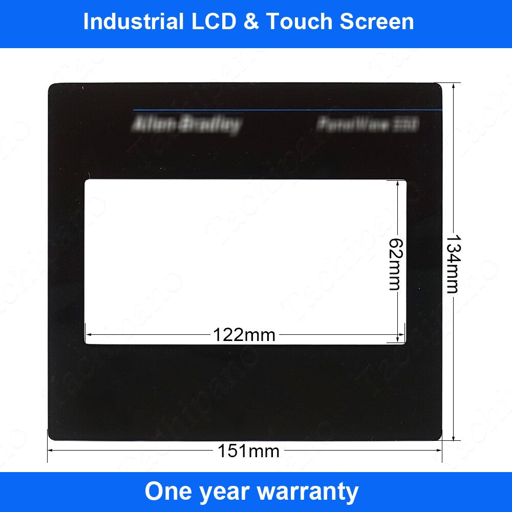 Touch Panel for 2711-T5A2L1 Screen Glass with Front Overlay