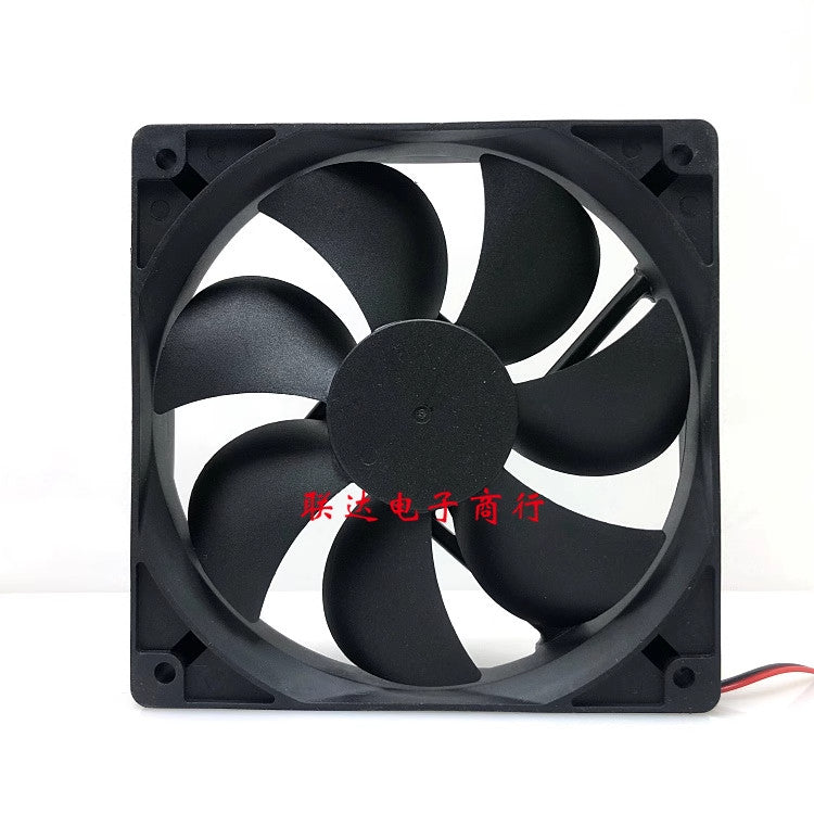 1PCS BJC12025-S DC12V 0.15A 12CM 2-Wire Inverter Cooling Fan