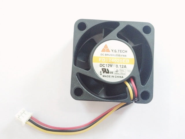 Y.S.TECH FD124020EB DC12V 0.12A 40x40x20mm 3Pin Cooling FAN