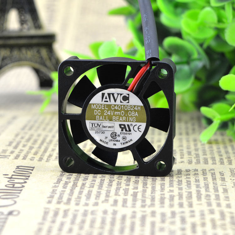 AVC C4010B24H 24V 0.08A 4CM 4010 2pin