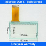 Touch Screen Panel Glass Digitizer For PanelView 550 2711-T5A14L1 + Overlay Film