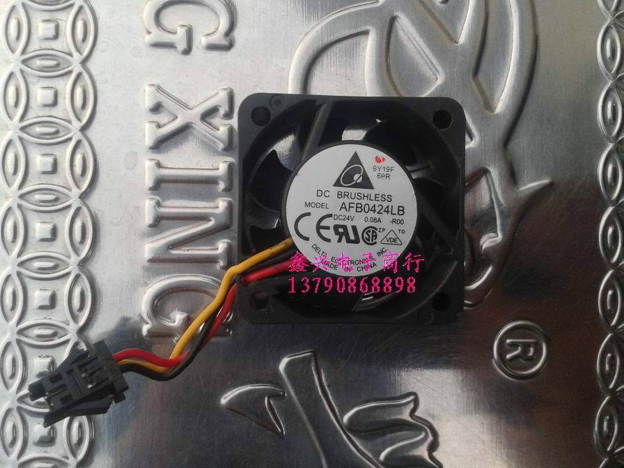 Delta AFB0424L AFB0424LB-R00 Fan 0.08A 24V 40x40x15mm Inverter Cooling Fan