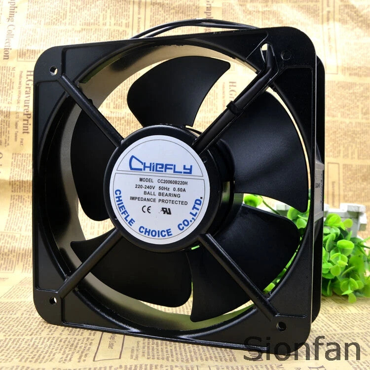 CHieFLY CC20060B220H AC220V electric control cabinet rectifier exhaust fan