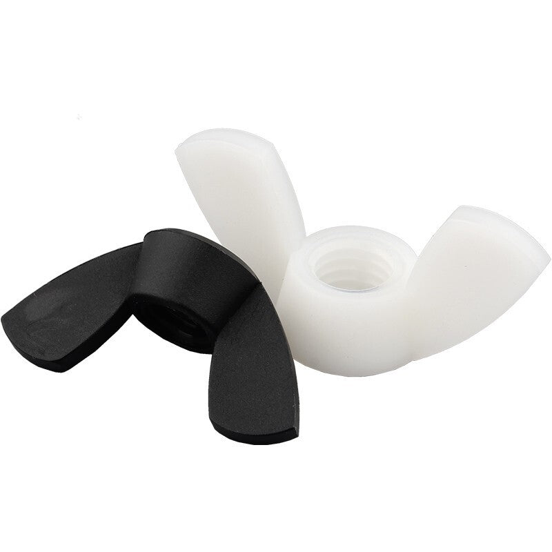 M3 M4 M5 M6 M8 M10 M12 Nylon Wing Nut Wing Nut Plastic Hand Tightening Wing Nut
