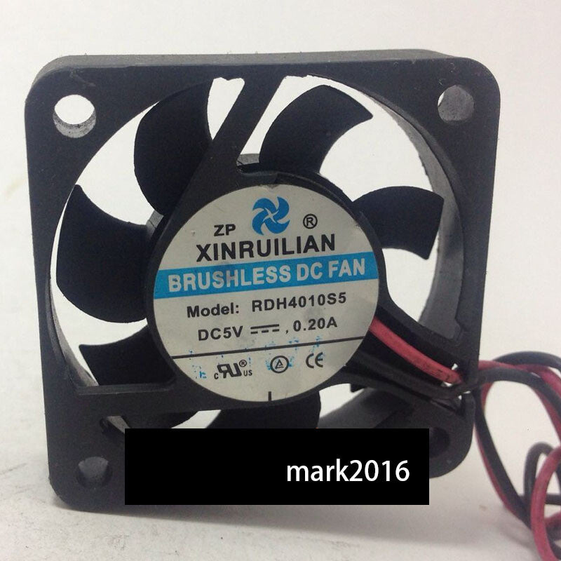 XINRUILIAN 40*40*10MM 4CM RDH4010S5 5V 0.20A 2Pin Monitoring Host Side Fan