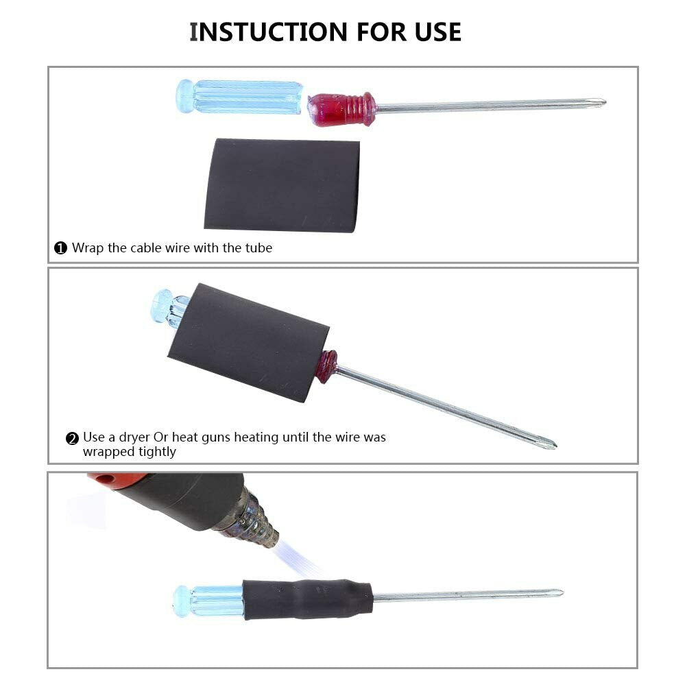 3/4" Dia 1.5" Long 3:1 Heat Shrink Tubing Marine Grade Shrink Tube 32pcs/100PCS
