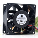 FFB0824SHE 24V 0.51A 8CM 8038 3-wires Double Ball Inverter Cooling Fan