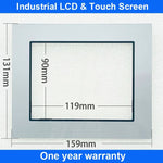 TouchScreen Panel Glass Digitizer AST3301W-B1-D24 AST3301W-S1-D24 + Overlay Film