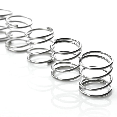 1.0mm WD 10mm OD Stainless Steel Compression Spring Compressed Pressure Springs