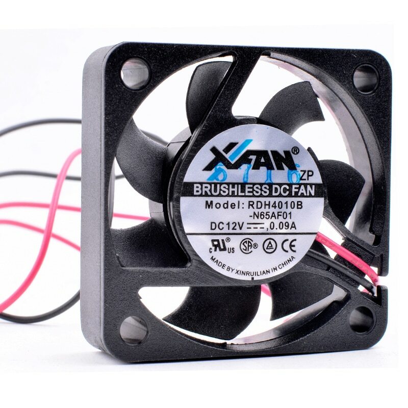 XFAN RDH4010B 4cm 4010 40mm 2pin DC12V 0.09A CPU cooling fan