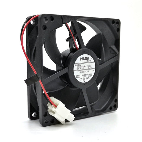 NMB 09225SS-12K-FA DC12V 0.12A 90x90x25MM 9cm 2Lines Refrigerated cooling fan