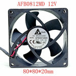 FOR DELTA AFB0812MD 8020 8CM DC 12V 0.15A 3PIN