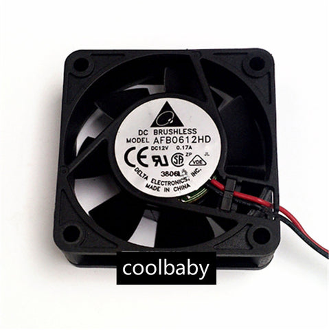 DELTA 6cm server fan double ball 6020 12V 0.17A AFB0612HD cooling fan