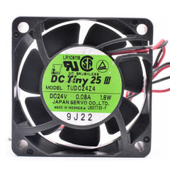 SERVO TUDC24Z4 6cm 6025 60x60x25mm DC24V 1.8W inverter silent cooling fan